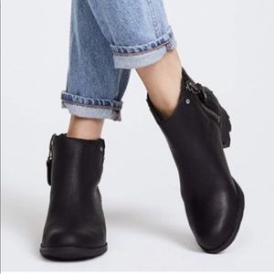 Sorel Danica Short Ankle Boot Leather Moto Boots 7.5
